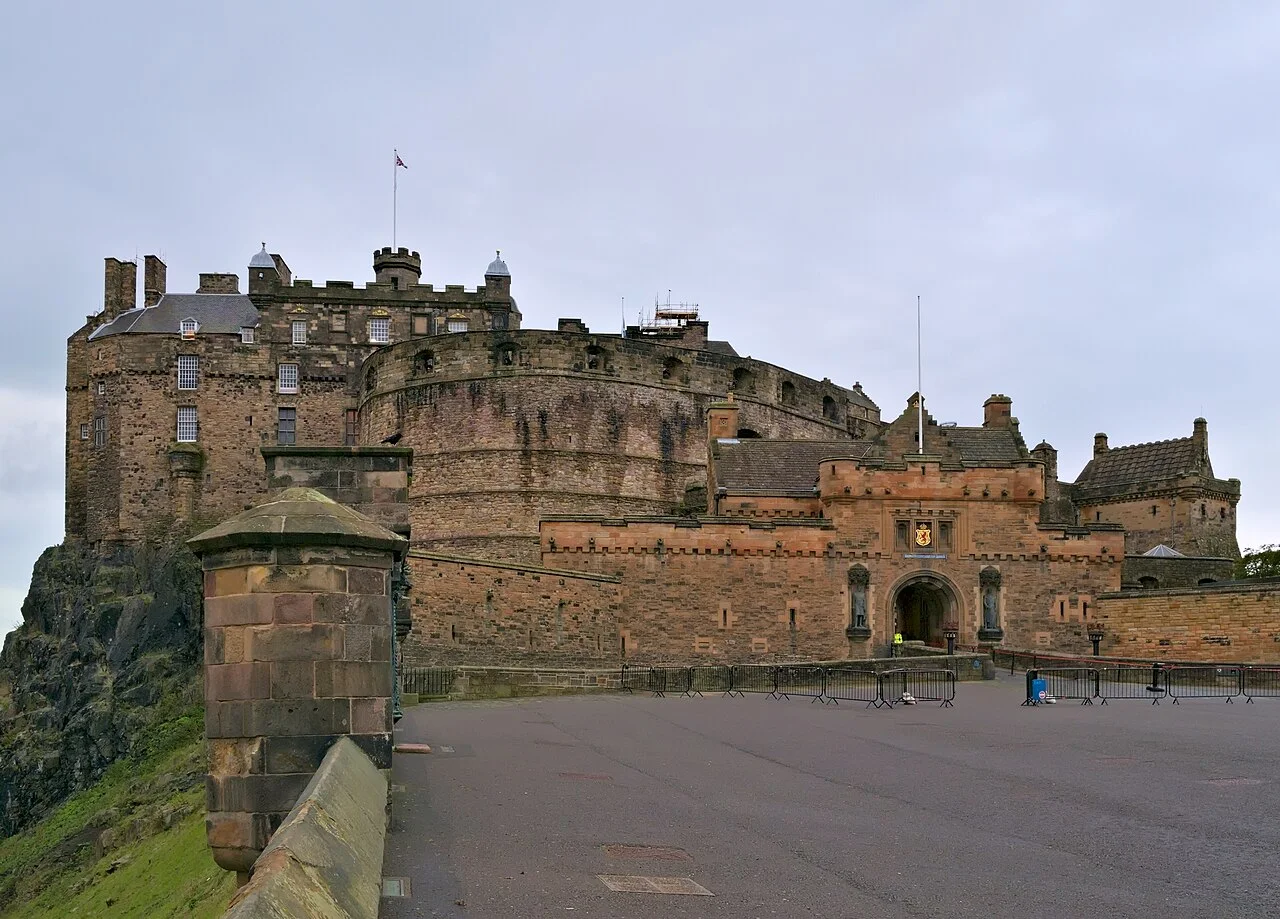 Castillo de Edimburgo visto desde la explanada · 2021