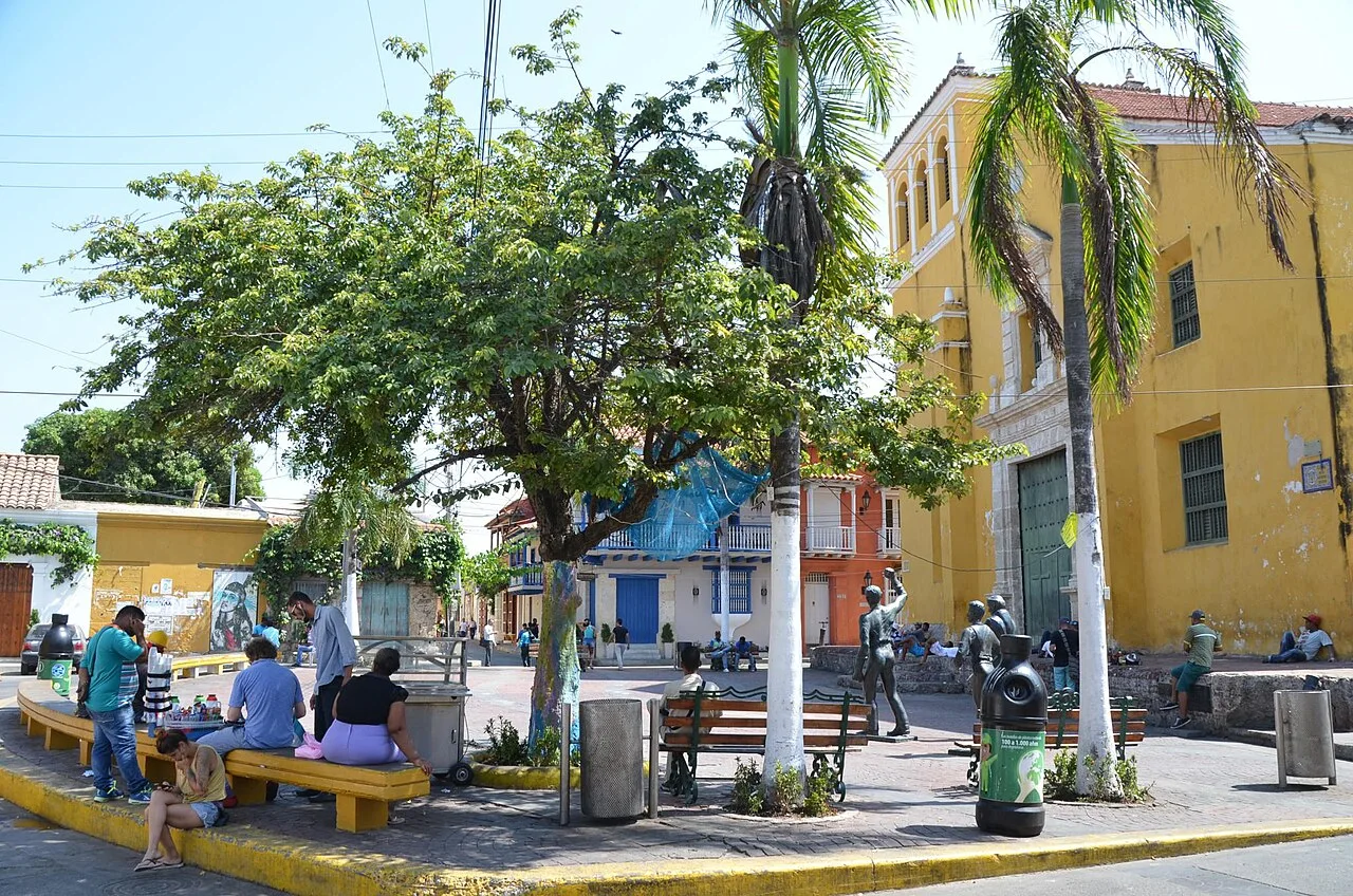 Plaza de la Trinidad en Getsemaní, Cartagena