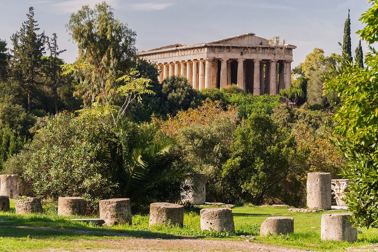 Temple of Hephaestus within the Ancient Agora of Athens