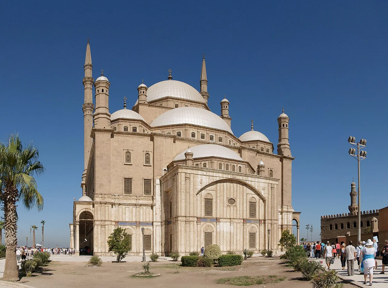 Mezquita de Muhammad Ali dentro de la Ciudadela de El Cairo