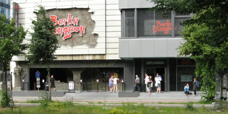 Exterior of Berlin Dungeon, archive photograph