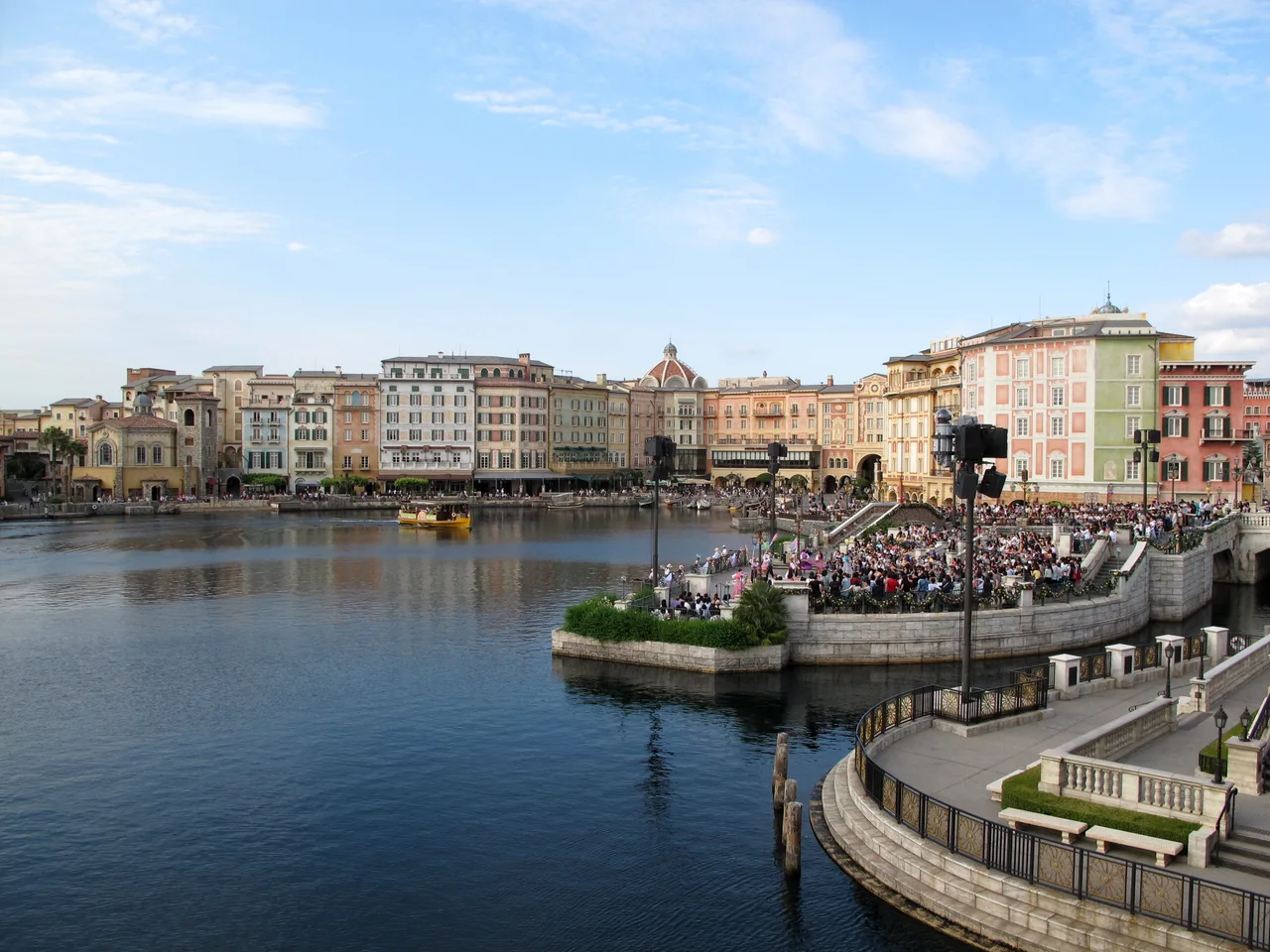 Mediterranean Harbor at Tokyo DisneySea, photographed in 2013