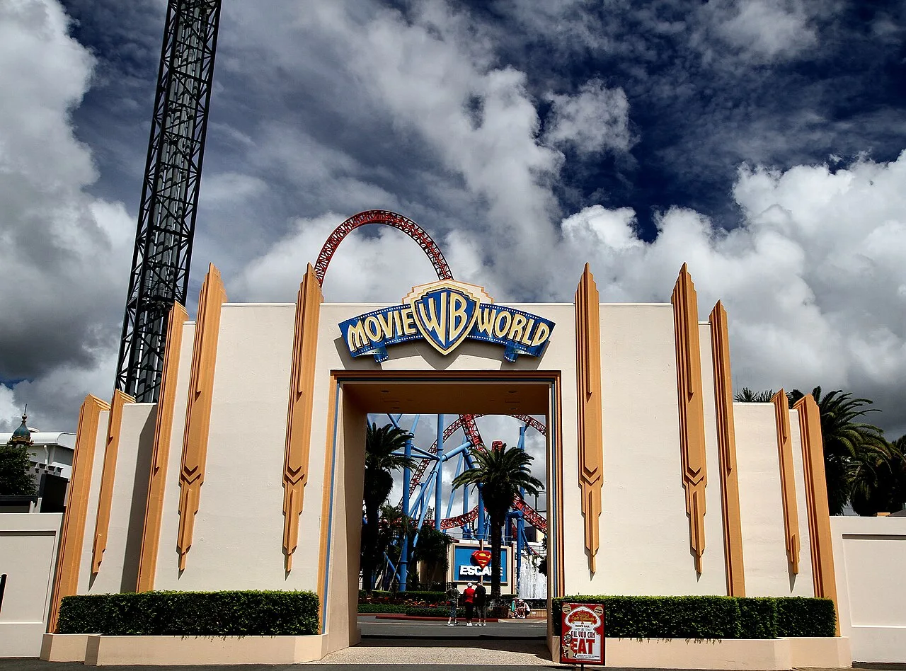 Grand Entrance at Warner Bros. Movie World on the Gold Coast