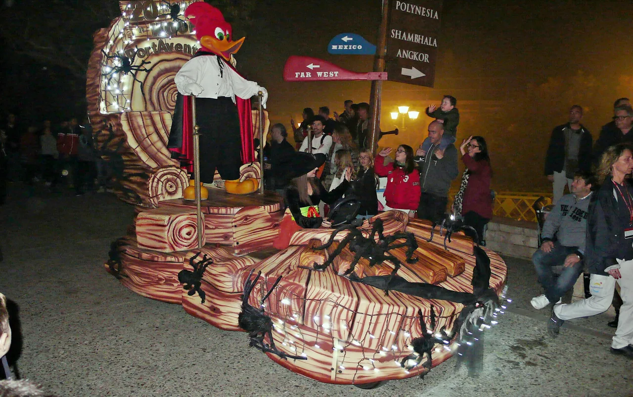 PortAventura Halloween parade in 2018, archive photograph