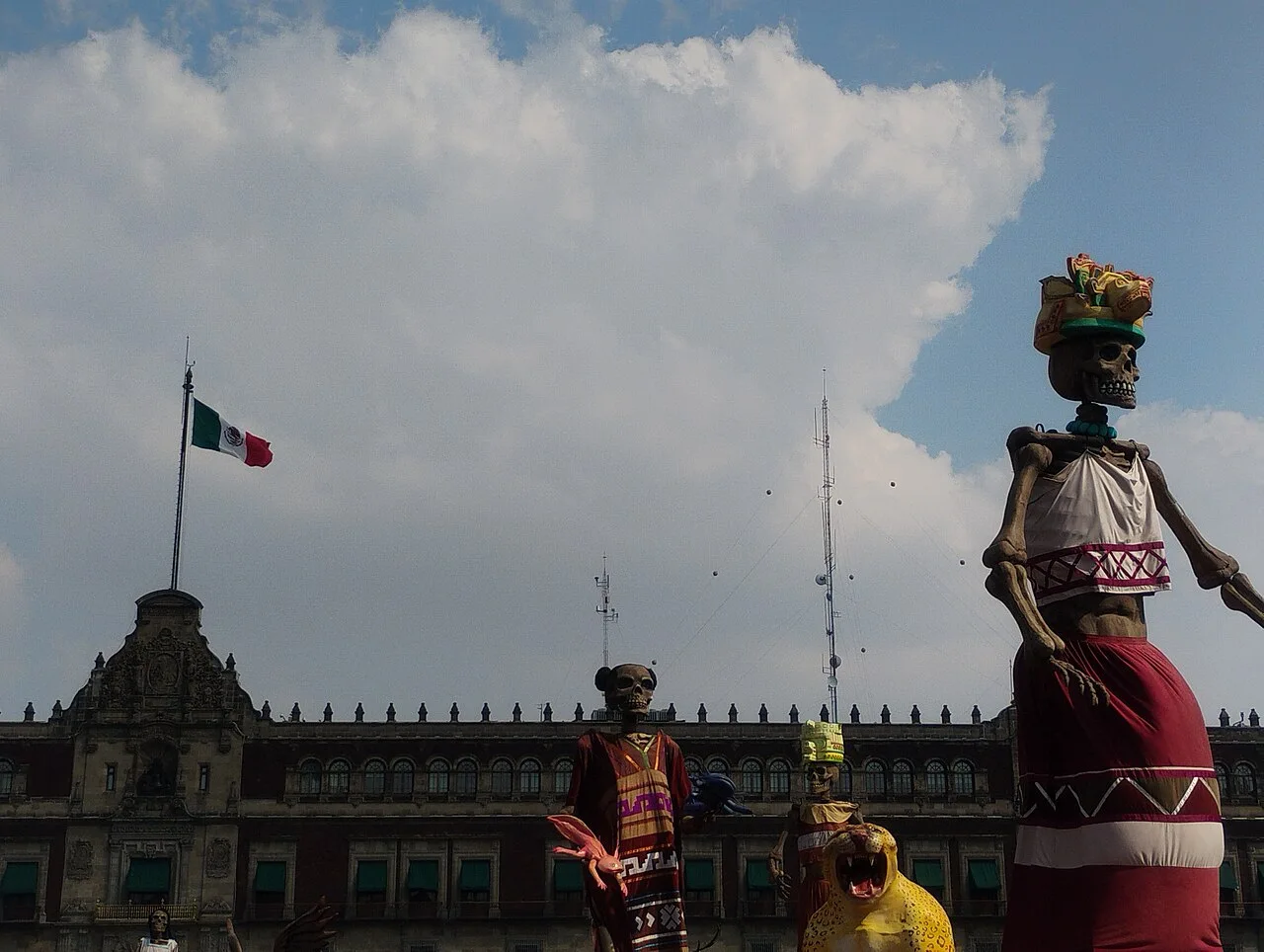 Day of the Dead in Mexico City’s Zócalo, photograph from an earlier edition