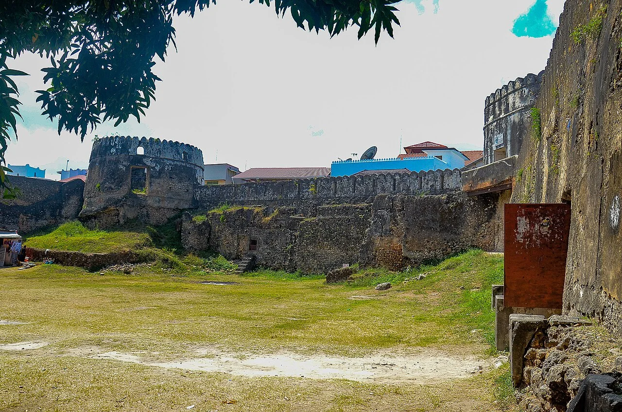 Walls and courtyard of Stone Town’s Old Fort · 2021